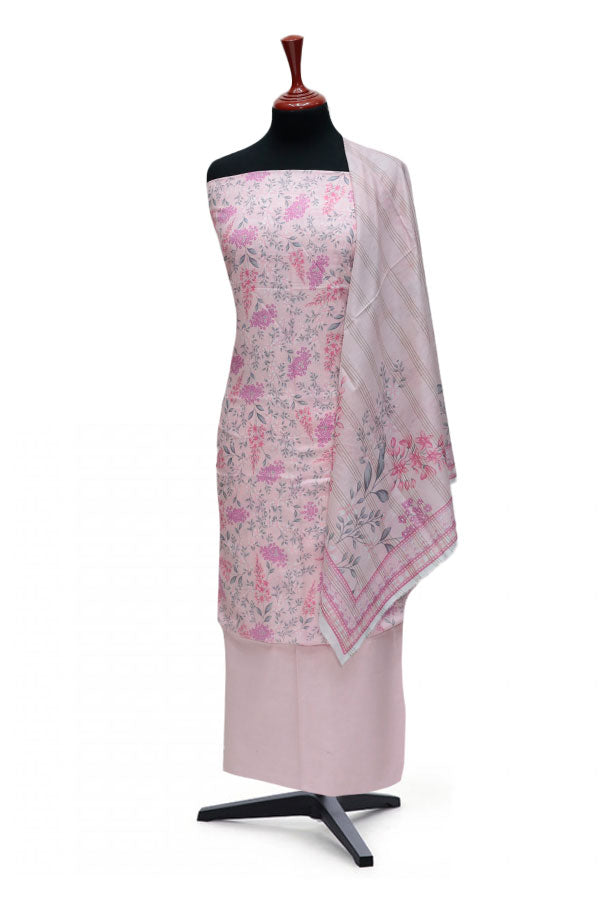 Hafiz Noor Print Lawn'24 D#61 (Pink)