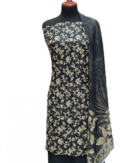 Hafiz Noor Print Lawn'24 D#65 (Black)