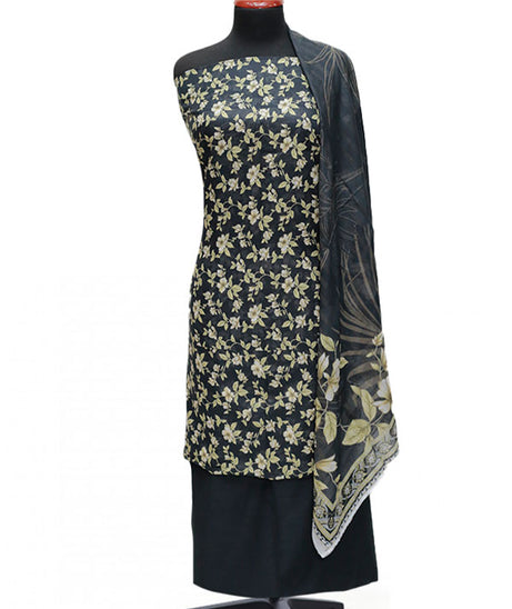Hafiz Noor Print Lawn'24 D#65 (Black)