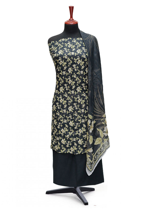 Hafiz Noor Print Lawn'24 D#65 (Black)