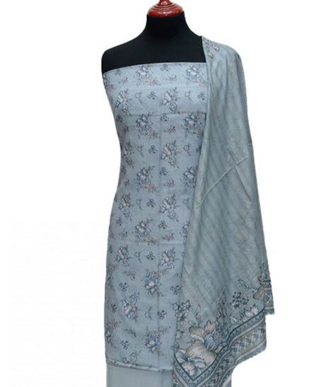 Hafiz Noor Print Lawn'24 D#69 (Grey)