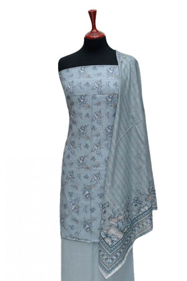 Hafiz Noor Print Lawn'24 D#69 (Grey)