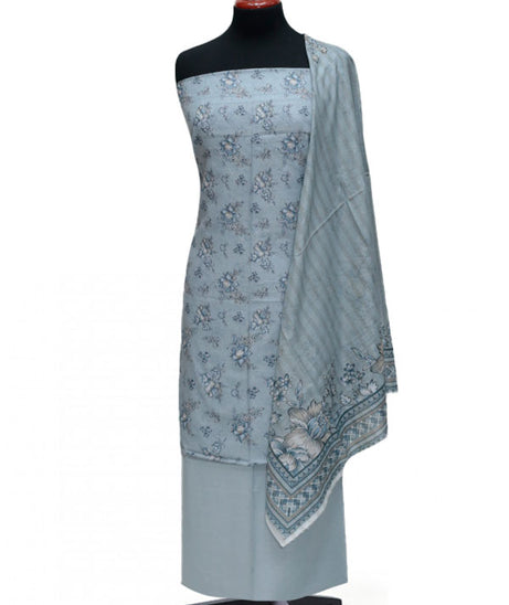 Hafiz Noor Print Lawn'24 D#69 (Grey)