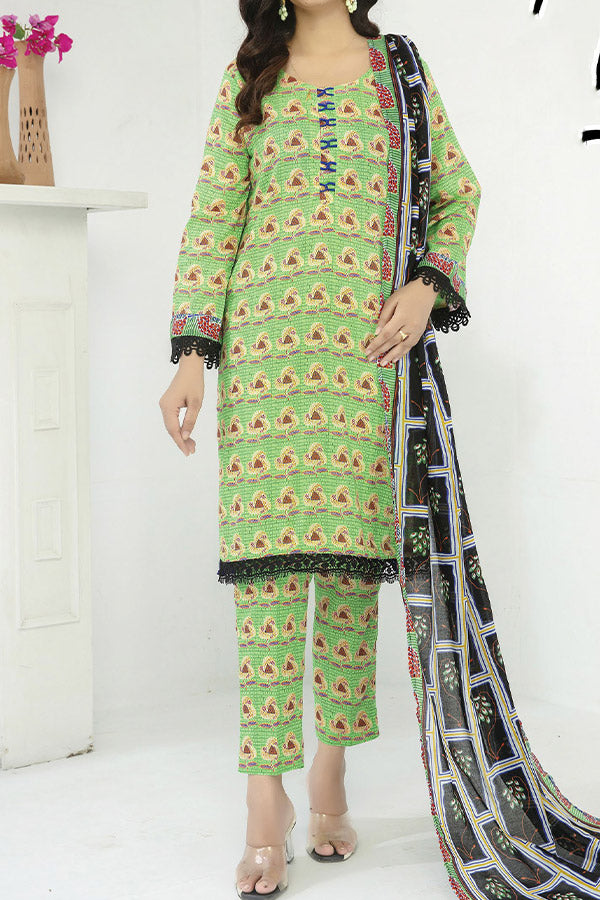 Hafiz Ramisha Print Lawn`25 D#01