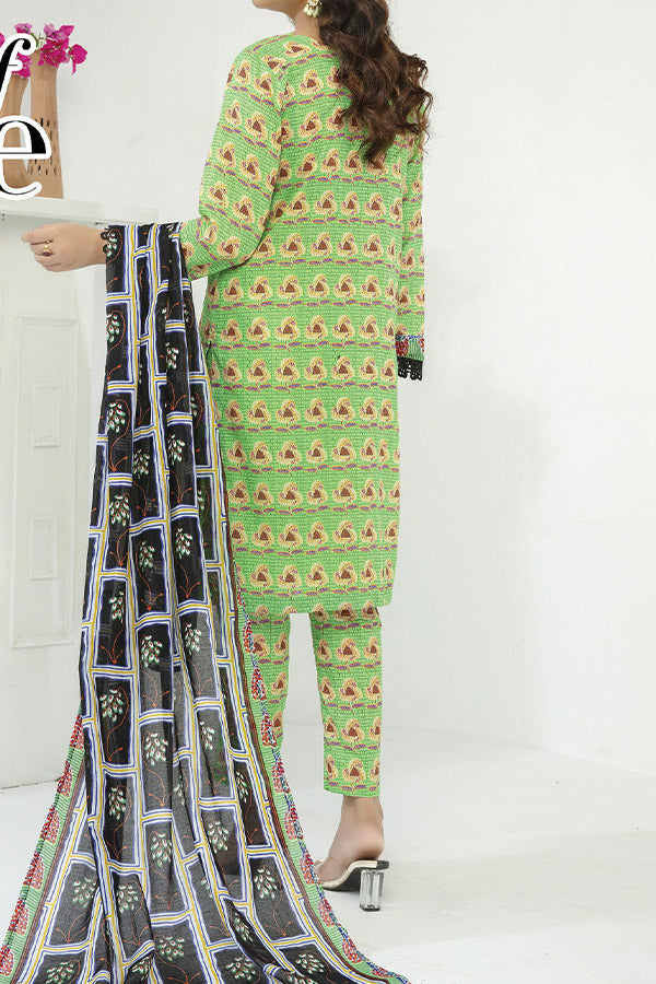 Hafiz Ramisha Print Lawn`25 D#01