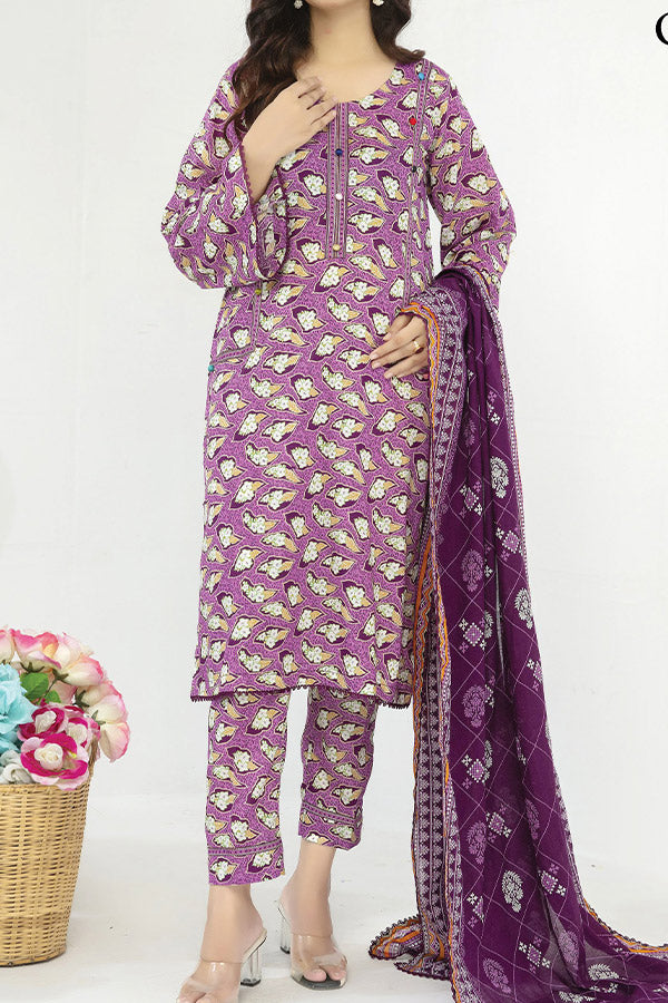 Hafiz Ramisha Print Lawn`25 D#10