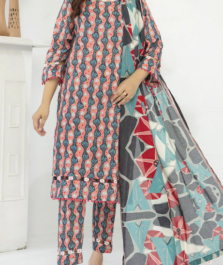 Hafiz Ramisha Print Lawn`25 D#02