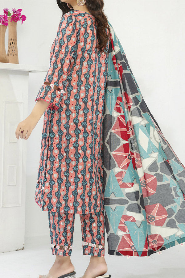 Hafiz Ramisha Print Lawn`25 D#02