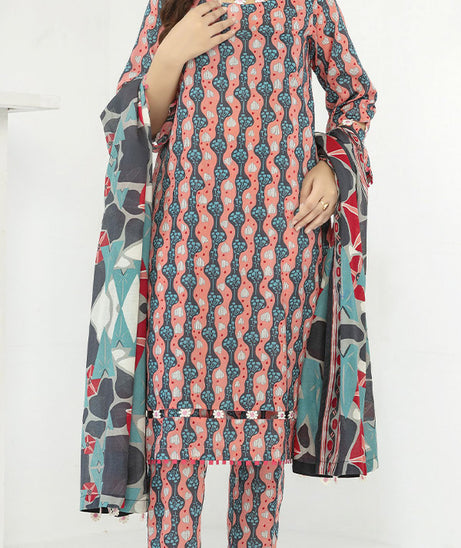 Hafiz Ramisha Print Lawn`25 D#02
