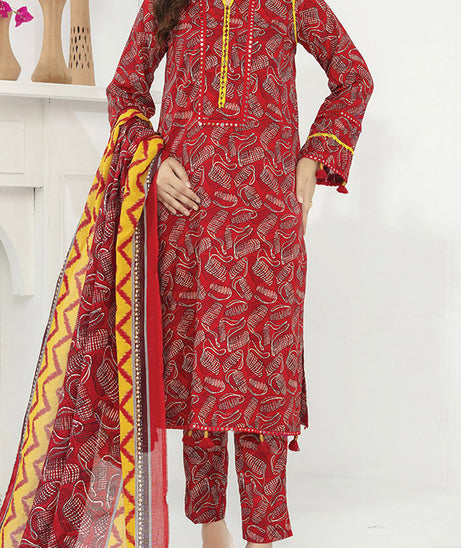 Hafiz Ramisha Print Lawn`25 D#03