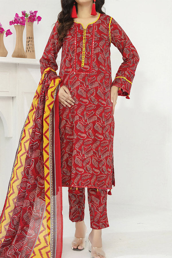 Hafiz Ramisha Print Lawn`25 D#03