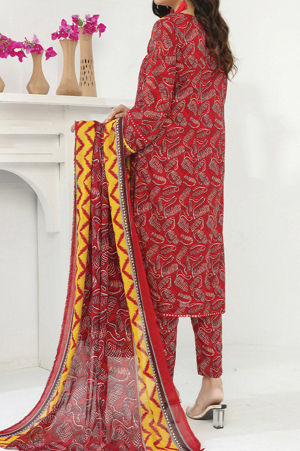 Hafiz Ramisha Print Lawn`25 D#03