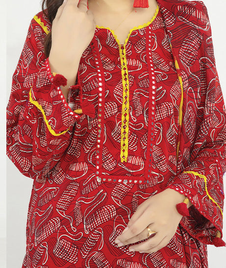 Hafiz Ramisha Print Lawn`25 D#03