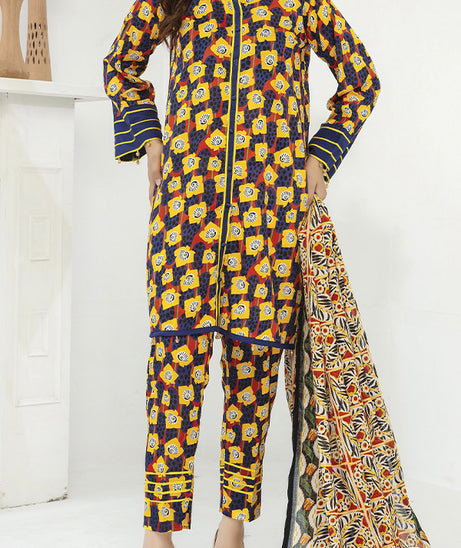 Hafiz Ramisha Print Lawn`25 D#04