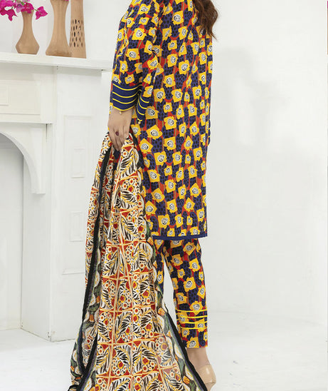 Hafiz Ramisha Print Lawn`25 D#04