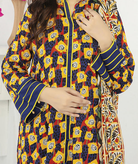 Hafiz Ramisha Print Lawn`25 D#04