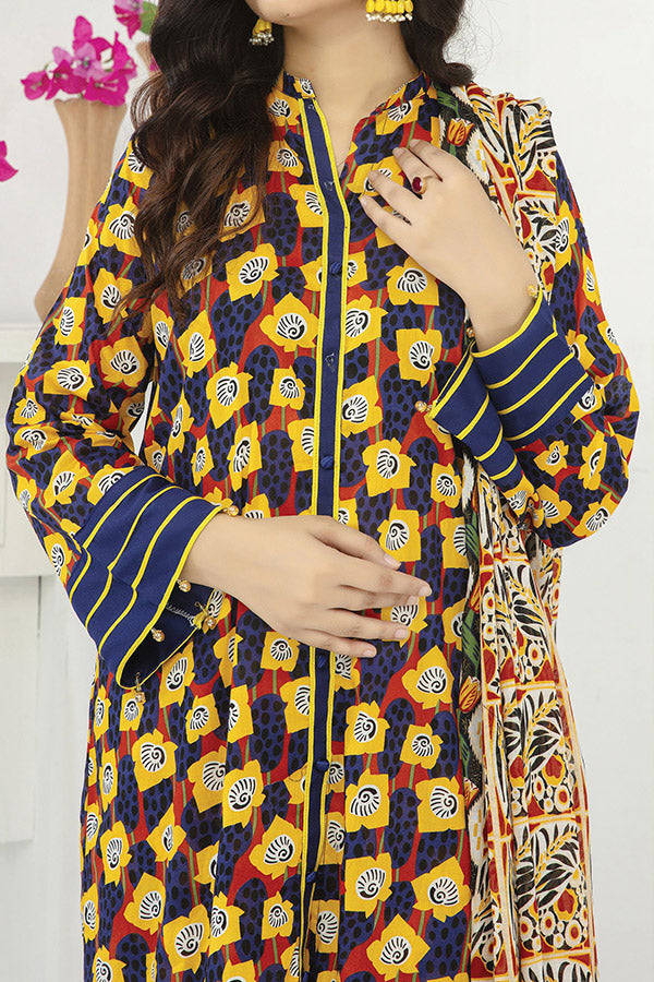 Hafiz Ramisha Print Lawn`25 D#04