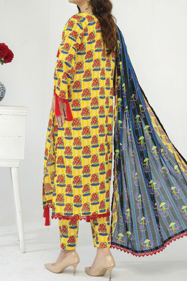 Hafiz Ramisha Print Lawn`25 D#05