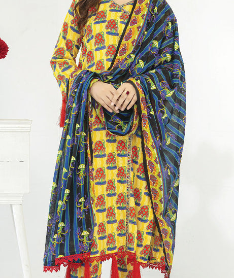 Hafiz Ramisha Print Lawn`25 D#05