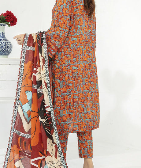 Hafiz Ramisha Print Lawn`25 D#06