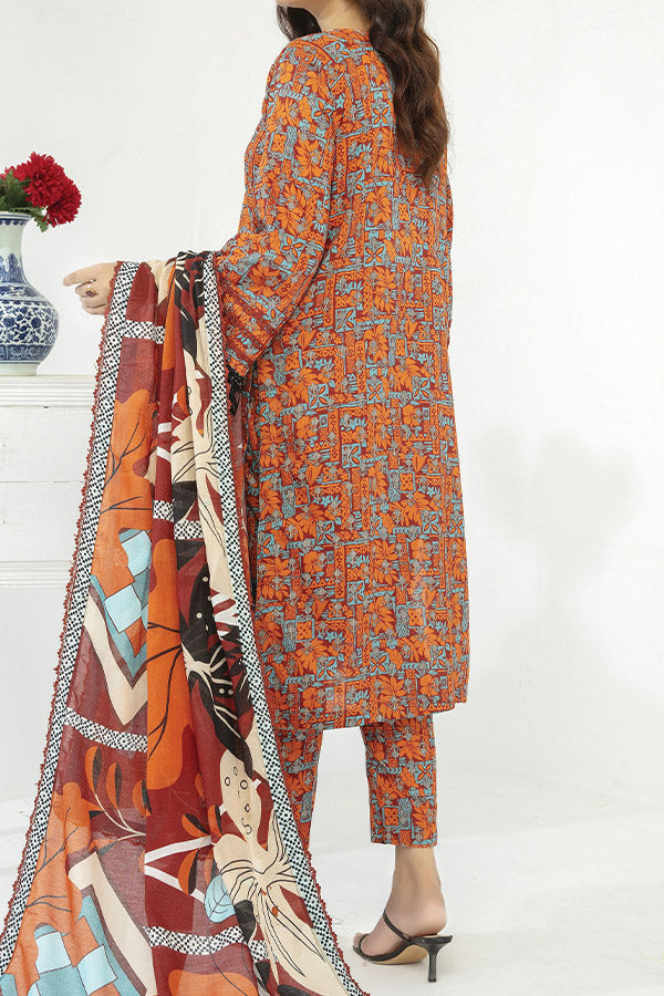 Hafiz Ramisha Print Lawn`25 D#06