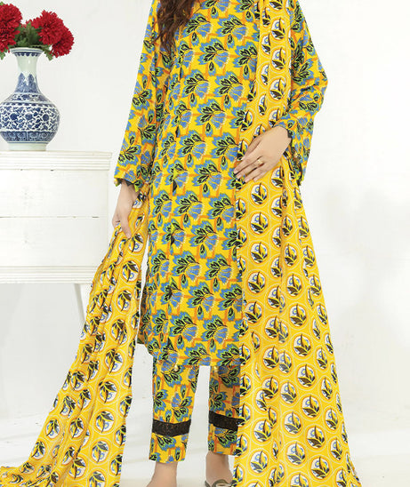 Hafiz Ramisha Print Lawn`25 D#07