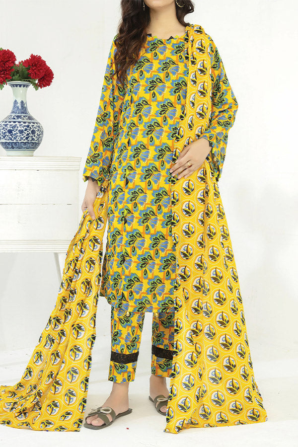 Hafiz Ramisha Print Lawn`25 D#07