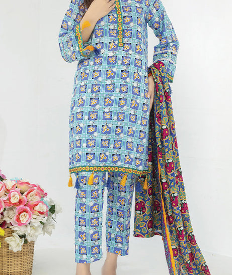 Hafiz Ramisha Print Lawn`25 D#08