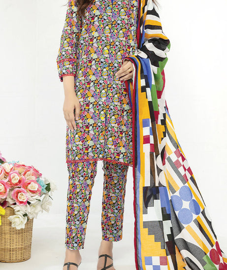 Hafiz Ramisha Print Lawn`25 D#09