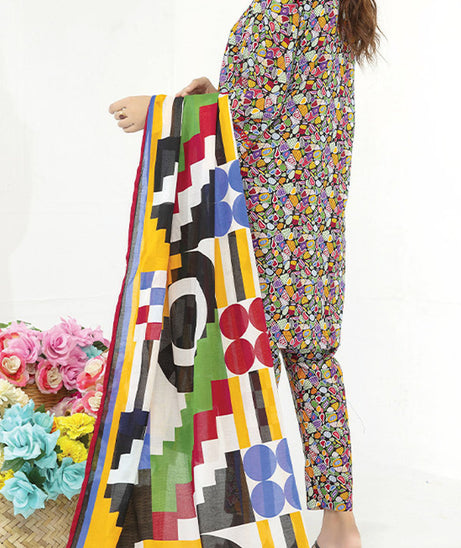 Hafiz Ramisha Print Lawn`25 D#09