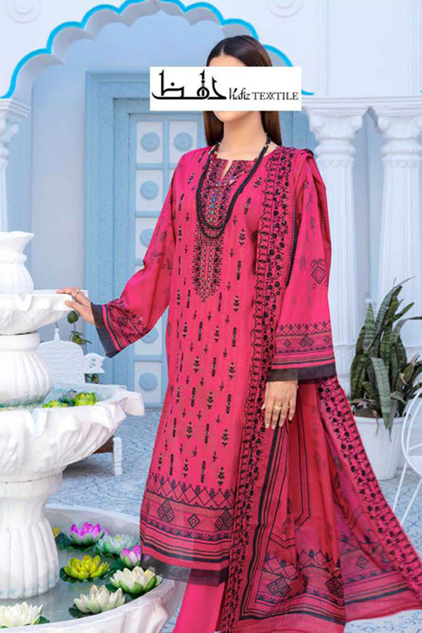 Hafiz Sophi Emb Lawn'23 D#219 (Sh Pink)