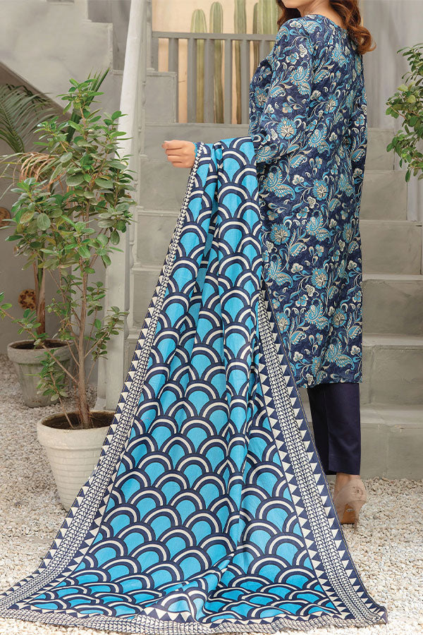 Hafiz Zara Lawn`25 D#41 (Nevy Blue)