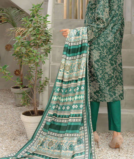 Hafiz Zara Lawn`25 D#43 (Bottel Green)