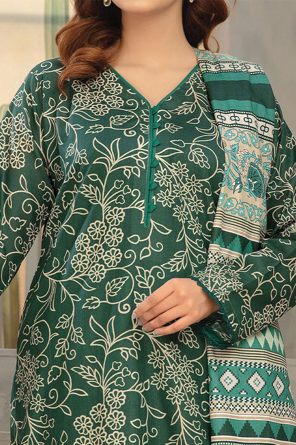 Hafiz Zara Lawn`25 D#43 (Bottel Green)