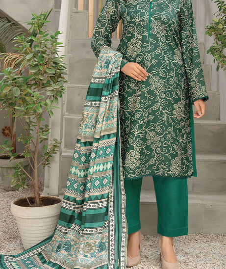 Hafiz Zara Lawn`25 D#43 (Bottel Green)