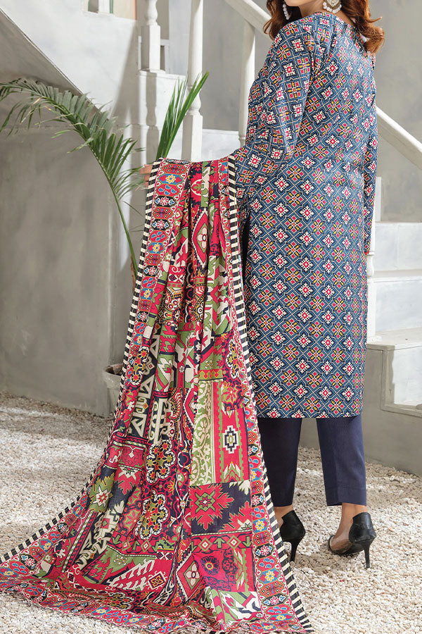 Hafiz Zara Lawn`25 D#45 (N Blue)