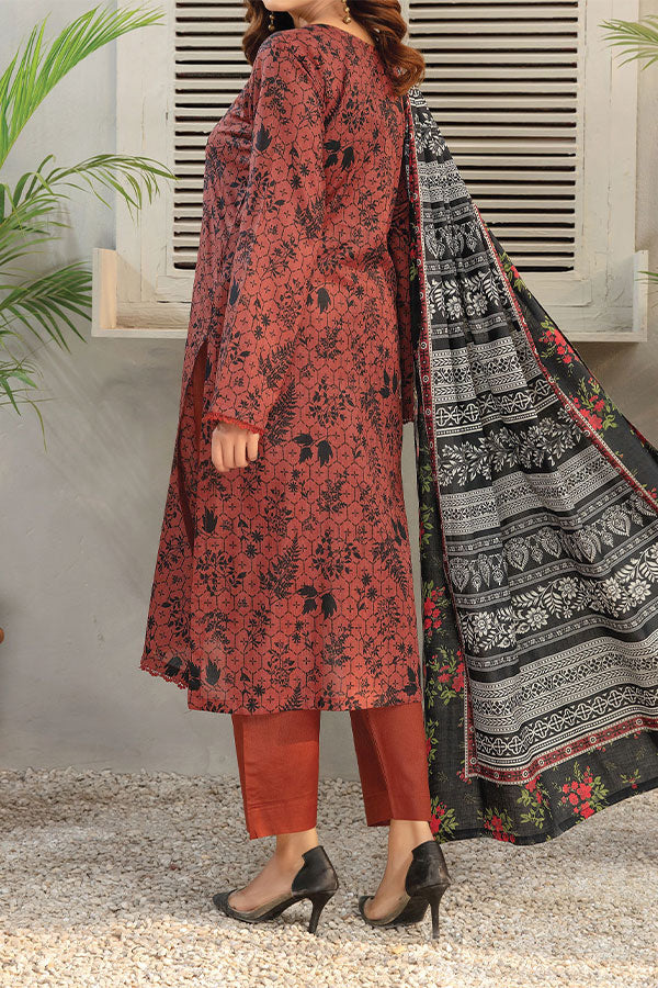 Hafiz Zara Lawn`25 D#46 (Brown)