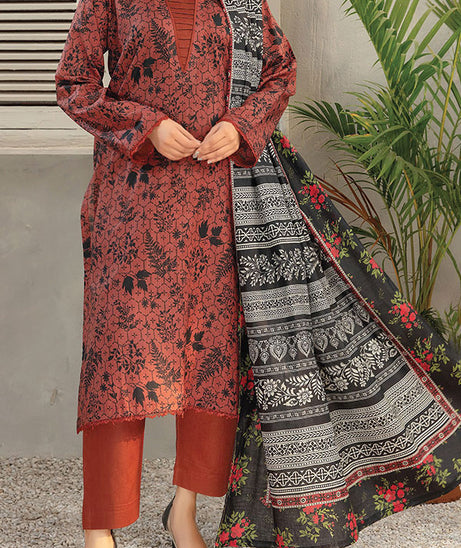 Hafiz Zara Lawn`25 D#46 (Brown)