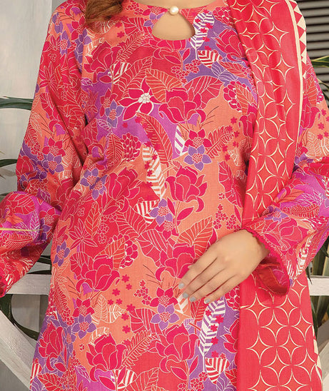 Hafiz Zara Lawn`25 D#47 (Carrot)