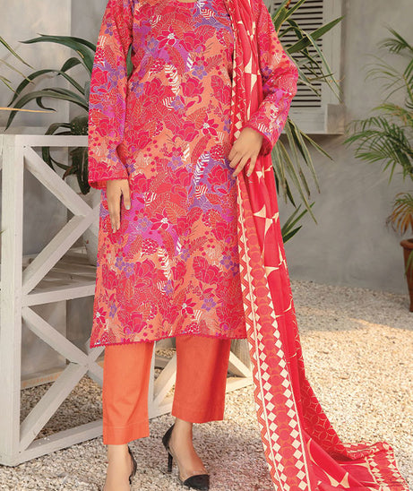 Hafiz Zara Lawn`25 D#47 (Carrot)