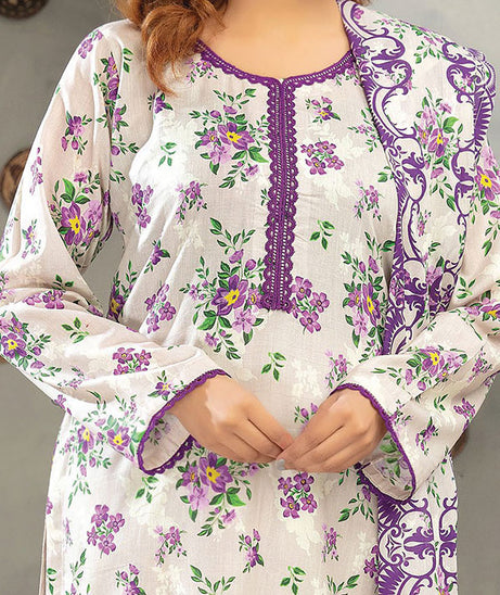 Hafiz Zara Lawn`25 D#49 (Fawn)
