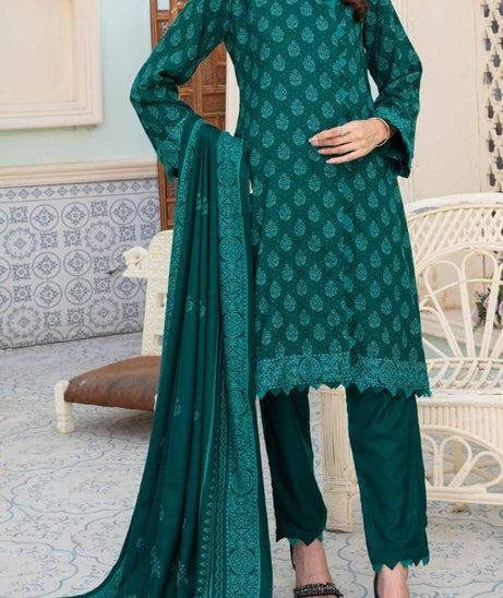 Hafiz Kashmiri C-Wool`23 D#14 Sea-Green