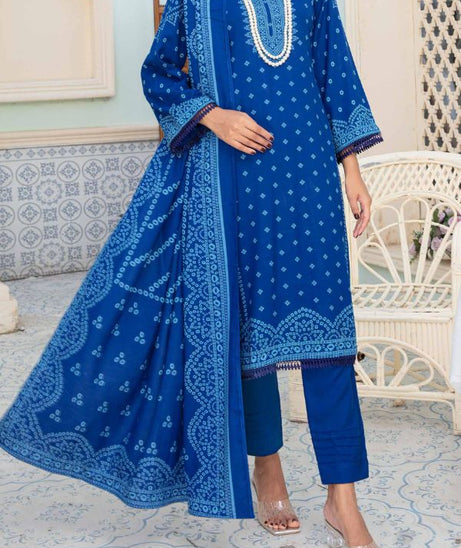 Hafiz Kashmiri C-Wool`23 D#15 Royal-Blue