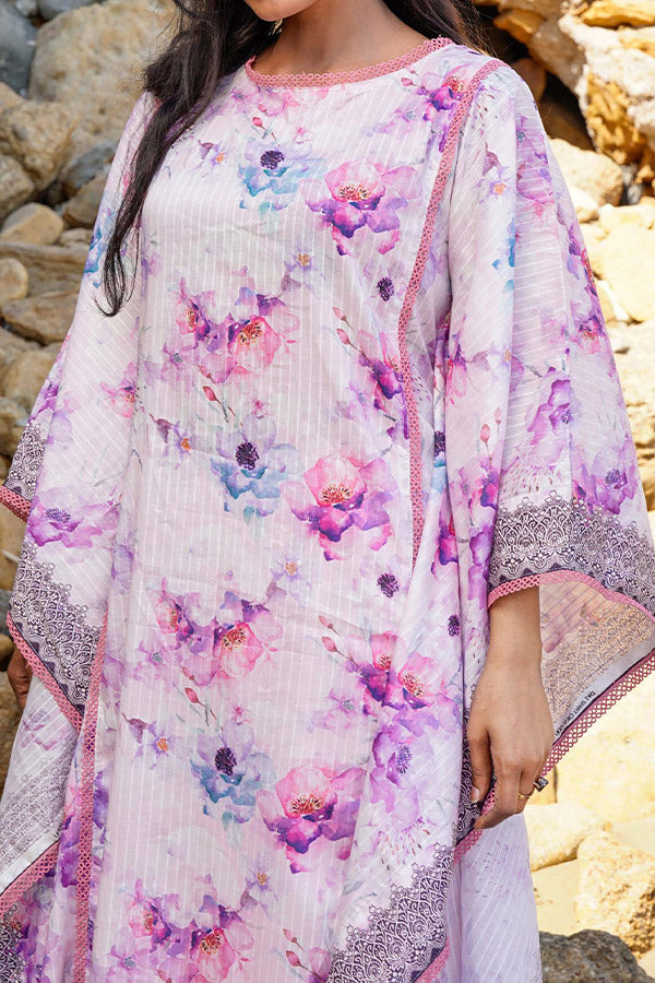 Hafiz Lavish Print Lawn`25 D#02 L-PINK