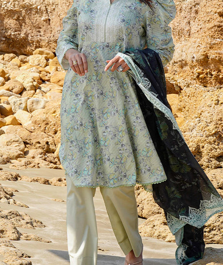 Hafiz Lavish Print Lawn`25 D#06 PISTA