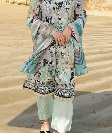 Hafiz Lavish Print Lawn`25 D#07 L-FEROZI