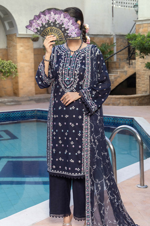 Hafiz Phool Zari Lawn`26 Vol-2 D#10
