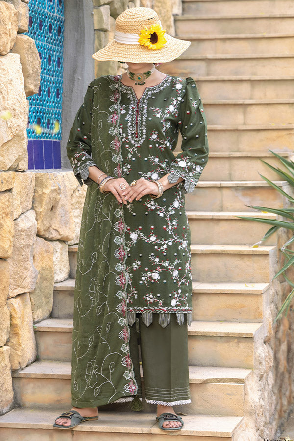 Hafiz Phool Zari Lawn`26 Vol-2 D#08
