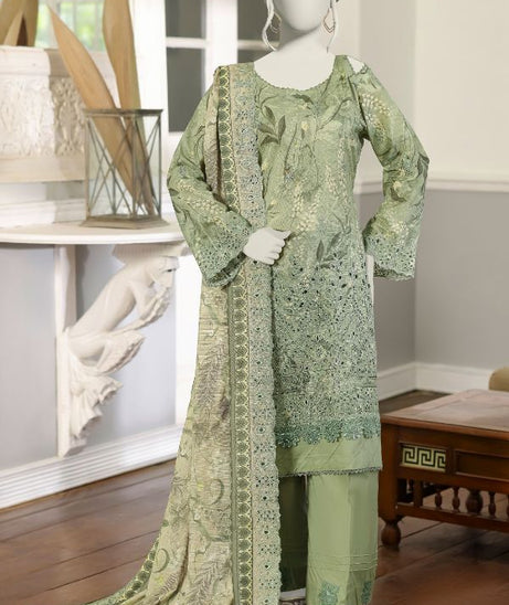Hafiz Sehla P/Lawn`26 (Vol-3) D#1 (Apple Green)