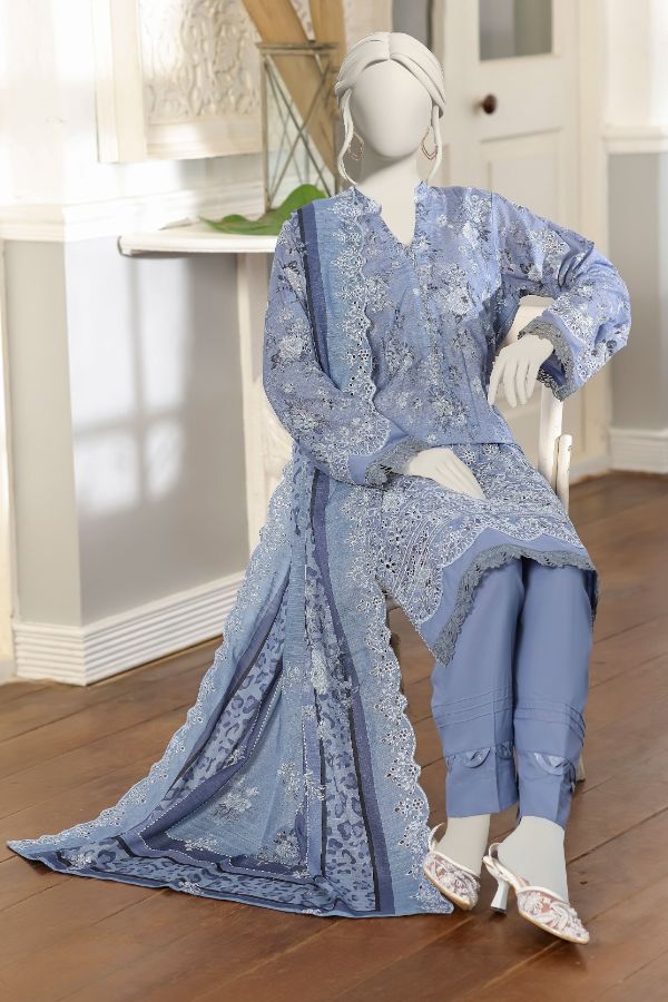 Hafiz Sehla P/Lawn`26 (Vol-3) D#1 (Blue)